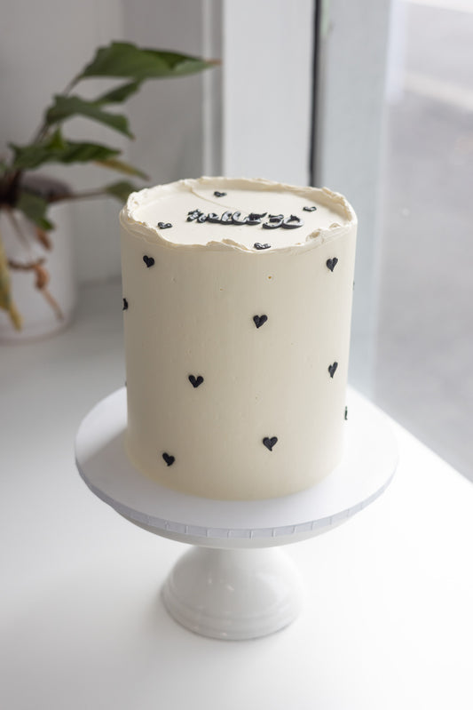 Mini Cutesy Hearts Cake